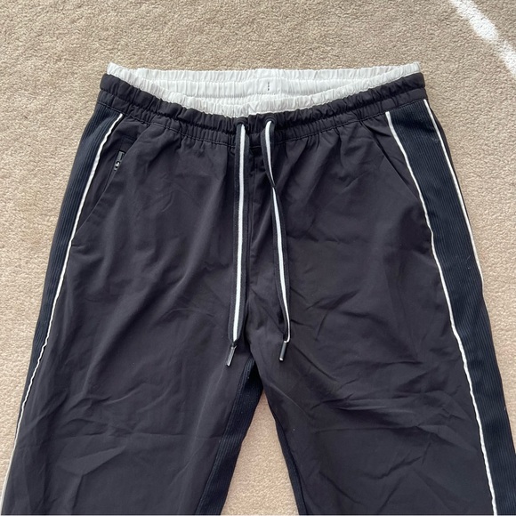Athleta Brooklyn Jogger Colorblock Stripe Pant Size 6 - Picture 3 of 15